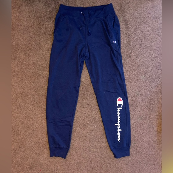Champion Women’s Navy Sweatpants - Picture 1 of 4